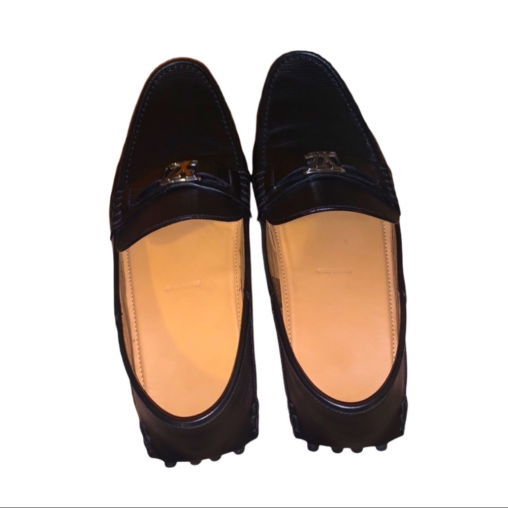 Black Louis vuitton loafers